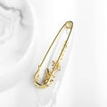 Gold Tone Silver Tone Ribbon Bow Metal Brooch Pin 1 Pictured Designs view 3