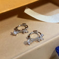 Korean Light Luxury Copper Micro Pave Zircon Butterfly Stud Earrings Minimalist Elegant Jewelry view 4