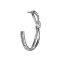 C Shaped Statement Earrings For Women, Vacation Style Linear Design Fashion Niche Jewelry view 3