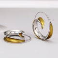 Circular Statement Earrings With Oil Painting Finish, Vacation Style Retro Geometric Jewelry view 3