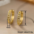Hollow Heart Hoop Earrings For Women, Simple Delicate Daily Classic Commuter Jewelry view 4