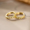 Hollow Heart Hoop Earrings For Women, Simple Delicate Daily Classic Commuter Jewelry view 5