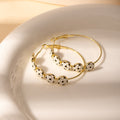 Soccer Ball Enamel Heart Rhinestone Stud Earrings For Women Sports Fan Theme Jewelry view 2
