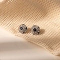 Soccer Ball Enamel Heart Rhinestone Stud Earrings For Women Sports Fan Theme Jewelry view 3