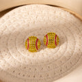 Baseball Theme Bow Heart Long Tassel Earrings Red Stripe Creative Fashion Sports Jewelry view 3