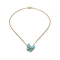 Light Luxury Old Money Copper Zircon Butterfly Jewelry Set With Stud Earrings Ring And Necklace view 5