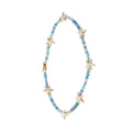 Summer Beach Vacation Style Glass Crystal Ball Beaded Starfish Shell Clavicle Necklace view 5