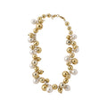 Faux Pearl Multi Layer Wrap Necklace Geometric Designer Clavicle Choker For Women view 5