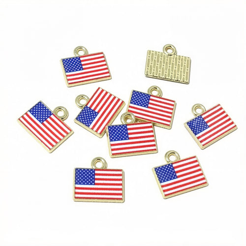 15x16mm Gold Zinc Alloy Charm Pendant No.593731 for DIY Necklace Bracelet Jewelry Making