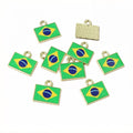15x16mm Gold Zinc Alloy Charm Pendant No.593731 for DIY Necklace Bracelet Jewelry Making view 3