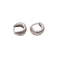 Copper Zircon Starburst Round Ear Cuff Earrings Korean Minimalist Geometric Fashion Jewelry view 5
