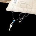 2026 New Silver Alloy Goldfish Pendant Necklace Minimalist Casual Clavicle Jewelry for Women view 2
