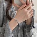 Sparkling Zircon Round Pearl Beaded Bracelet Korean Style Light Luxury Fashion OL Jewelry view 3
