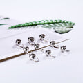 Single Loop Jewelry Wire End Connectors in Three Finishes view 4