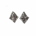 Luxury Diamond Shape Rhinestone Zircon Sequin Tassel Studs Elegant French Vintage Women Earrings view 5