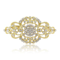 Luxury Alloy Bridal Badge Brooch Pin For Women's Clothing Decoration view 1