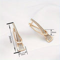 Luxury Micro Pave Zircon Ear Cuffs For Women, Elegant Direct Ear Jewelry Earrings view 4