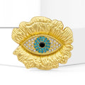 Alloy Evil Eye Brooch For Suit Coat Apparel Decoration view 2