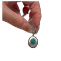 Light Luxury Geometric Zircon Mother Of Pearl Pendant Copper Necklace For Women view 5