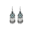 Bohemian Ethnic Long Tassel Earrings Retro Geometric Floral Colorful Niche Fashion Ear Jewelry view 5