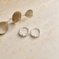 Elegant Silver Plated Hoop With Pearl Bead And Rhinestone Accents, Light Luxury Chinese Style Earrings view 3