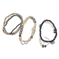 2026 Vintage Style Faux Pearl Rhinestone Round Elastic Beaded Bracelet Geometric Jewelry view 5