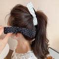 Fabric Bow Polka Dot Hair Clip And Hair Tie Jewelry Set Korean Style Versatile Hair Accessories view 1