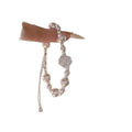 French Style Rhinestone Camellia Faux Pearl Bangle Elegant Light Luxury Floral Bracelet For Women view 5