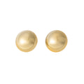 Luxury French Style Gold Silver Alloy Round Ball Stud Clip Statement Fashion Earrings view 5