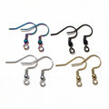 Stainless Steel Real Gold Plated D Buckle O Ring Ear Hooks Ear Clips For DIY Jewelry Accessories view 4