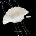 Light Luxury Alloy Rhinestone Y-Shaped Floral Geometric Collarbone Necklace view 4