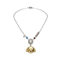 Copper Zircon Dog Flower Sweater Necklace For Women Summer Pastoral Collarbone Jewelry view 5