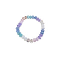 Fresh Sweet Round Faux Crystal Beaded Necklace Stud Earrings Bracelet Jewelry Set view 5