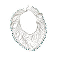 Light Luxury Copper Geometric Hollow Waterfall Tassel Choker Necklace For Women view 5