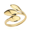 Minimalist Leaf Open Ring For Women, Marquise Shape Fashion Jewelry Everyday Accessories view 2