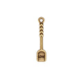 LOVE Lettered Shovel Alloy Charm in 3 Metal Finishes view 5