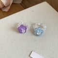 Summer Crystal Beaded Flower Ring For Women view 4