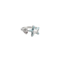 Vacation Style Enamel Starfish Faux Pearl Open Ring For Women Summer Beach Jewelry view 5