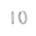 Minimalist Four Point Star Hoop Earrings For Women Fashion Commuter Daily Classic Jewelry view 2