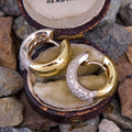 Hip Hop Full Zircon Ear Cuff Earrings For Men And Women, Copper Micro Pave Jewelry view 3