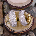 Hip Hop Full Zircon Ear Cuff Earrings For Men And Women, Copper Micro Pave Jewelry view 2
