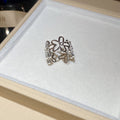 Minimalist Flower Open Index Ring For Women view 4