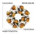 Fashion Alloy Pine Cone Wreath Brooch For Suits And Coats view 5