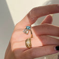 French Palace Style Aquamarine Statement Ring For Women view 2