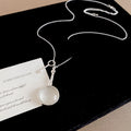 Light Luxury Copper Geometric Magnifying Glass Key Pendant Necklace For Women view 4