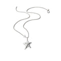 Silver Alloy Star Pendant Sweater Necklace Casual Minimalist Choker For Women view 5