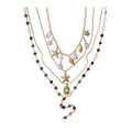 Vacation Style Faux Pearl Starfish Shell Y Necklace For Women Fashion Collarbone Choker view 5