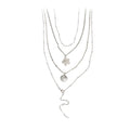 Light Luxury Faux Pearl Multi Layer Shell Flower Pendant Necklace For Women Beach Vacation Style view 5