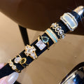 New Chinese Style Sparkling Zircon Hollow Open Copper Geometric Ring For Women view 1