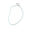 Korean Style Glass Beaded Necklace With Heart Grape Pendant For Women view 5